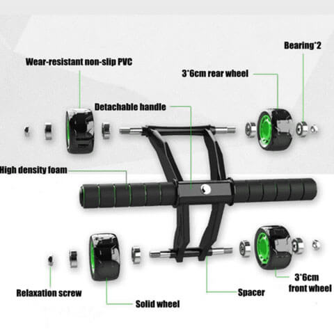 AB Roller Exercise Machine for Abdominal Muscles - RoniKem